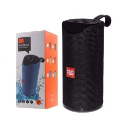 COLUNA DE SOM PORTÁTIL T&G TG-113 AUX/USB/CARTÃO DE MEMÓRIA 3D 10W PRETO COLUNA DE SOM PORTÁTIL T&G TG-113 AUX/USB/CARTÃO DE MEMÓRIA 3D 10W PRETO